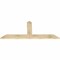 Ekena Millwork Portland Rough Sawn Timber Gable Bracket, Douglas Fir, 72"W x 30"H x 2"D x 6"F, 10/12 Pitch GBW072X30X0206POR00RDF - alternate 5